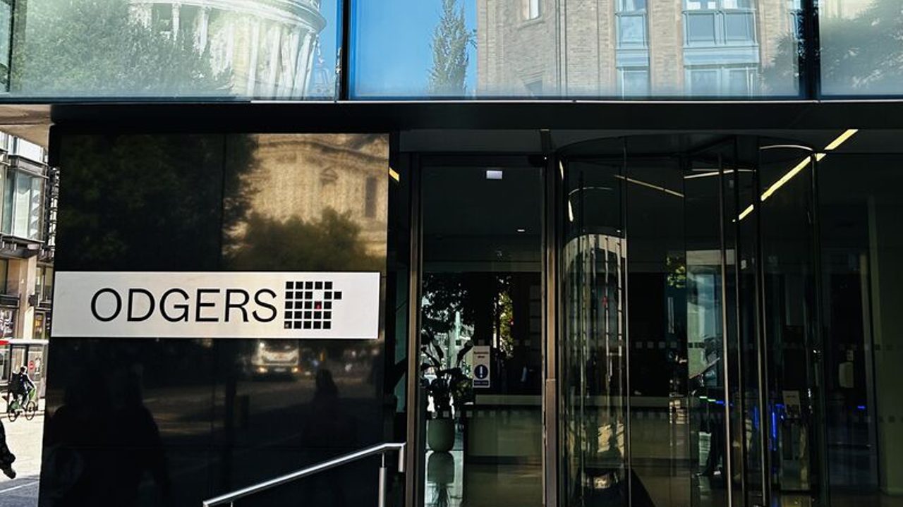 ore Maintenance Services engineer servicing air conditioning plant at the Odgers London headquarters